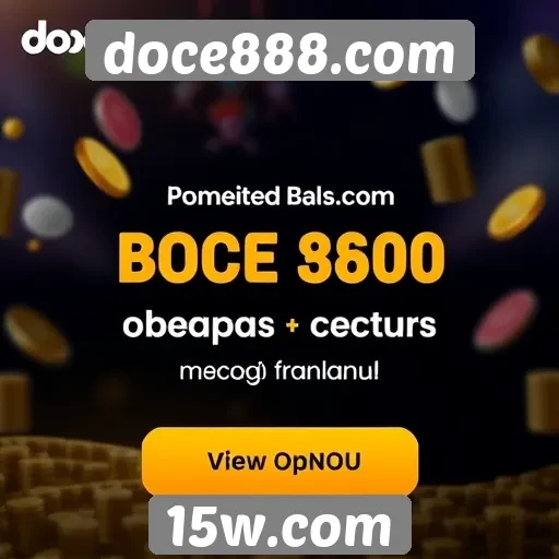 Comparação de bónus e promoções do doce888.com